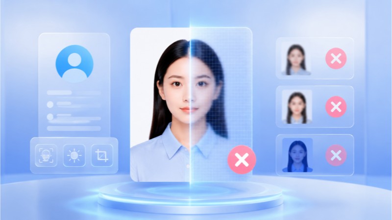 国家公务员考试报名 换红底